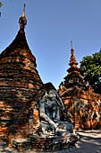 Inwa, Myanmar - the Yedanasini Paya complex. 